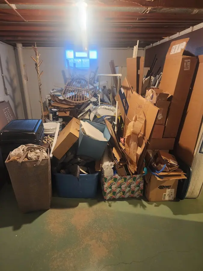 Roll-off dumpster container at job site for Yard Waste Dumpster Rental in Lake Charles